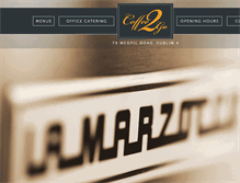 Tablet Screenshot of coffee2go.ie
